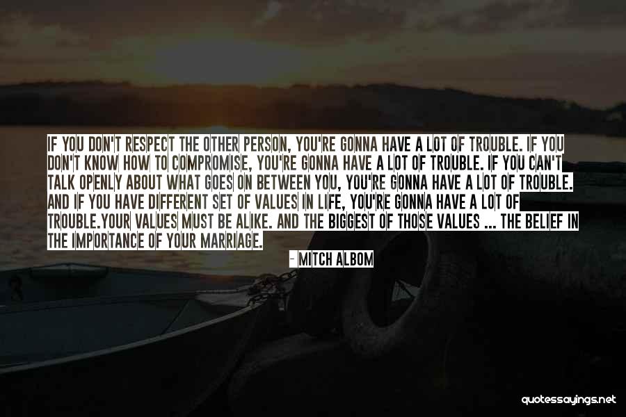 Life Is All About Compromise Quotes By Mitch Albom