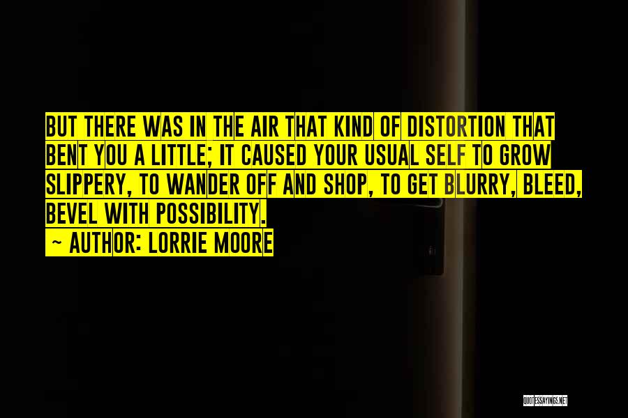 Life Is Blurry Quotes By Lorrie Moore