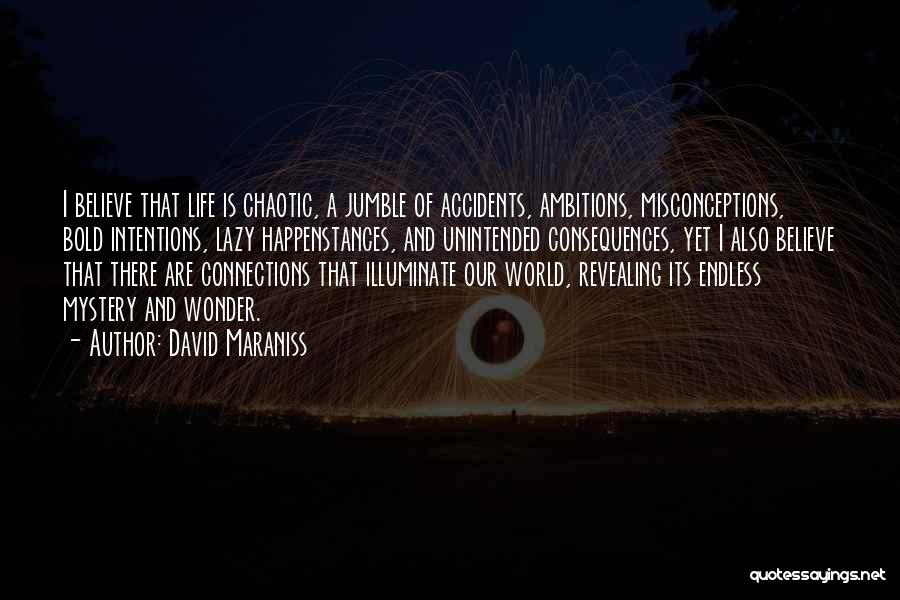 Life Is Chaotic Quotes By David Maraniss