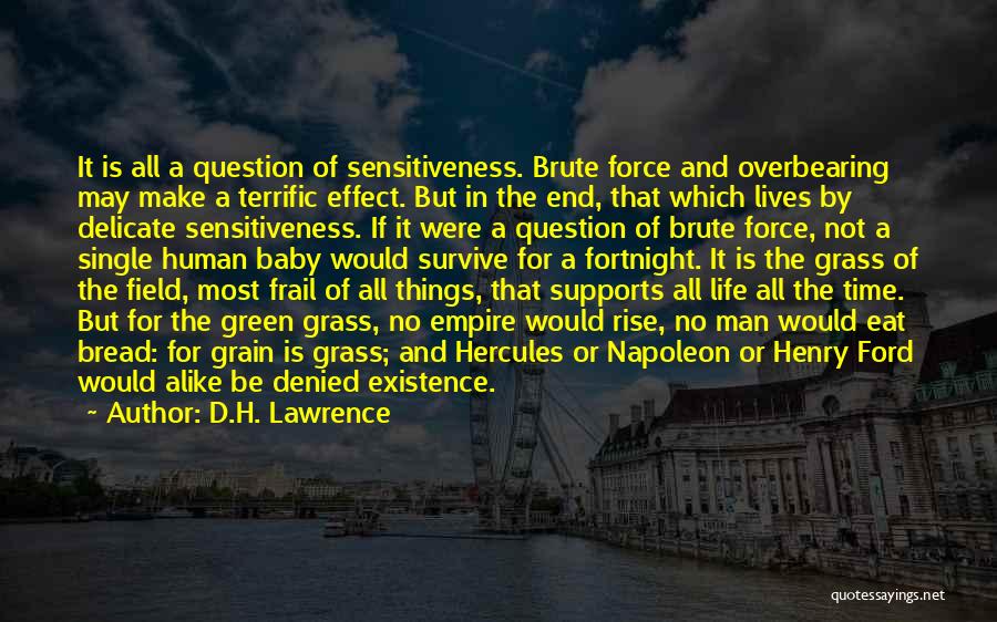 Life Is Delicate Quotes By D.H. Lawrence