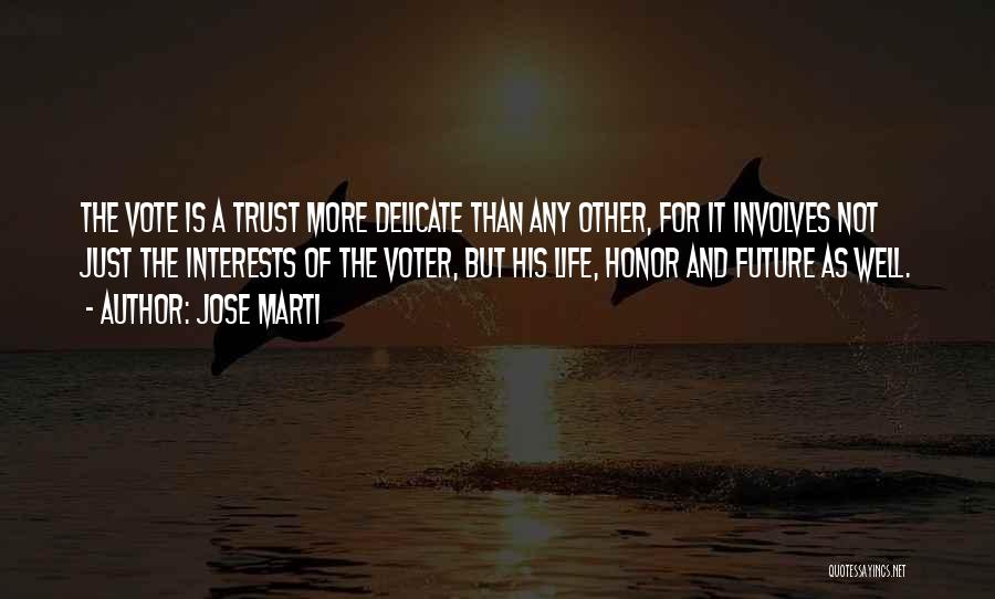 Life Is Delicate Quotes By Jose Marti