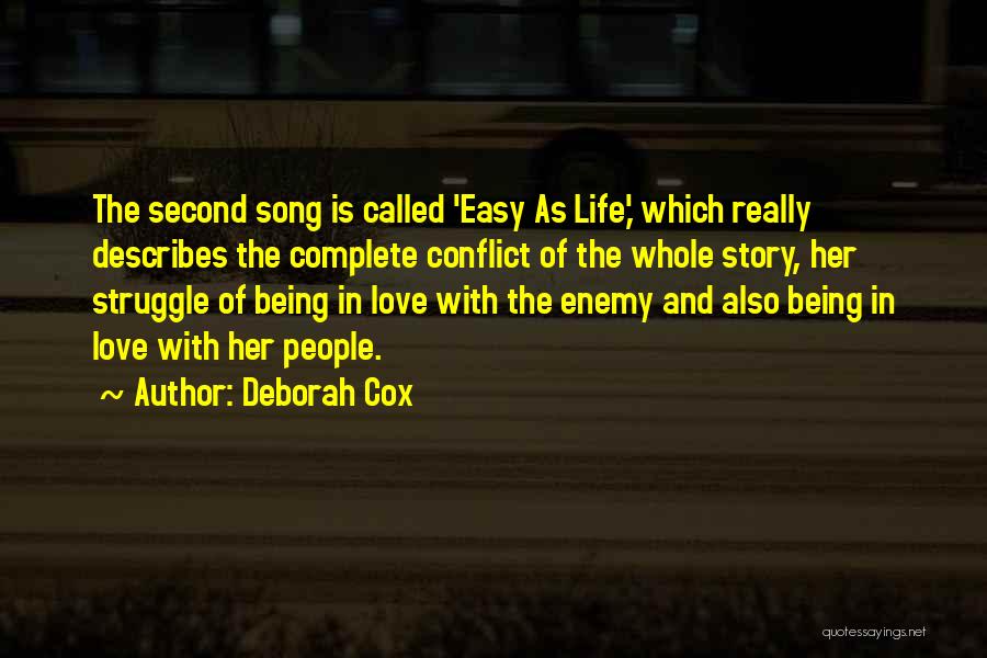 Life Is Easy Quotes By Deborah Cox