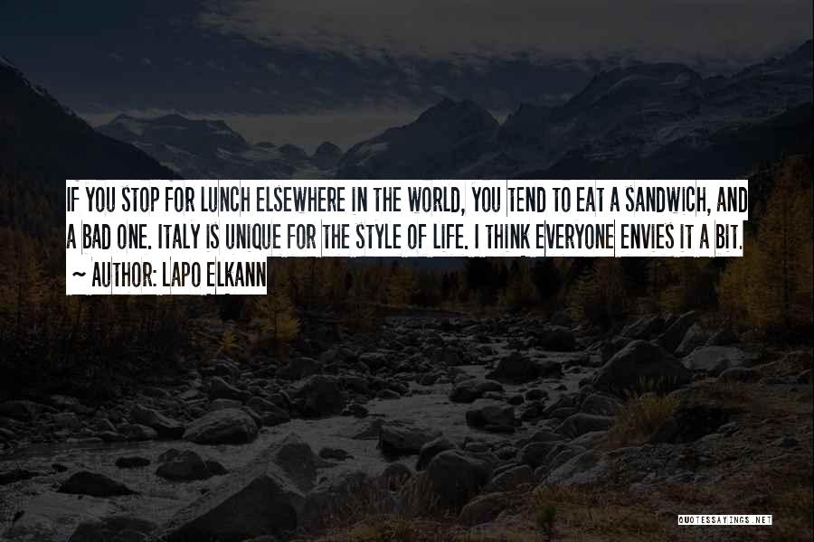 Life Is Elsewhere Quotes By Lapo Elkann