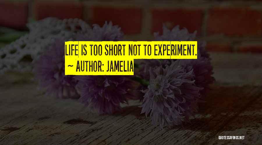 Life Is Experiment Quotes By Jamelia