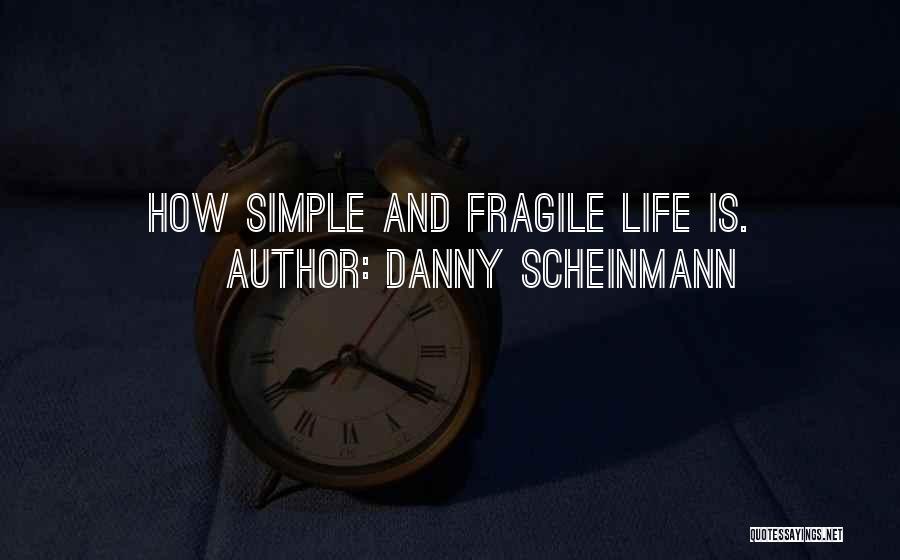 Life Is Fragile Quotes By Danny Scheinmann