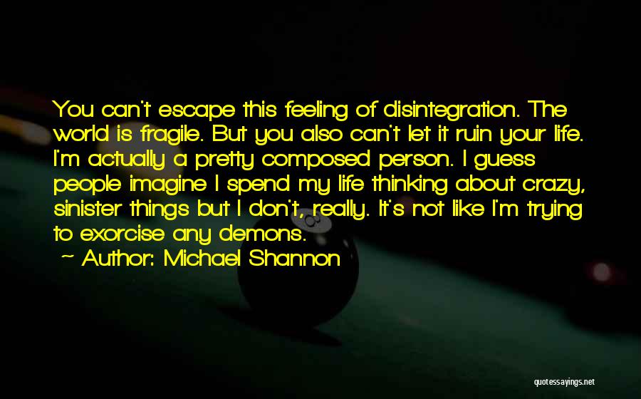 Life Is Fragile Quotes By Michael Shannon