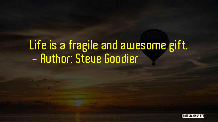 Life Is Fragile Quotes By Steve Goodier