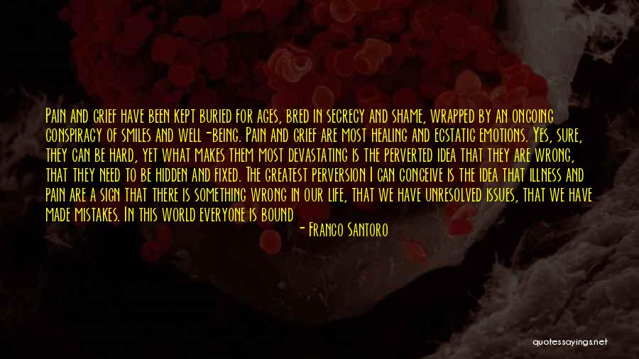 Life Is Full Of Pain Quotes By Franco Santoro