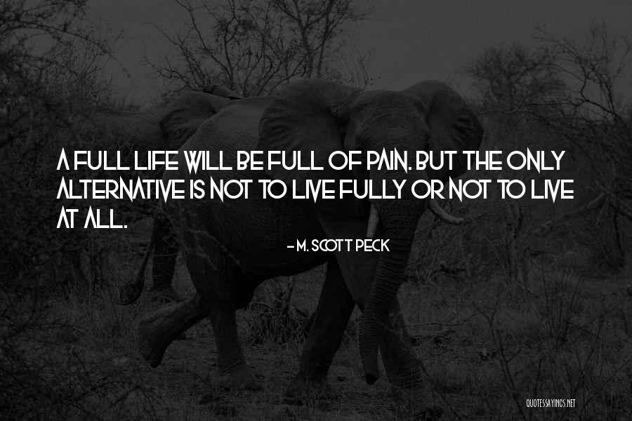 Life Is Full Of Pain Quotes By M. Scott Peck