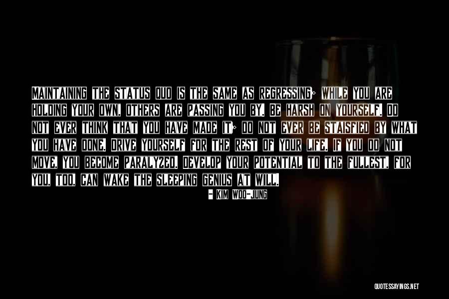 Life Is Harsh Quotes By Kim Woo-jung Life Is Harsh Quotes By Kim Woo-jung