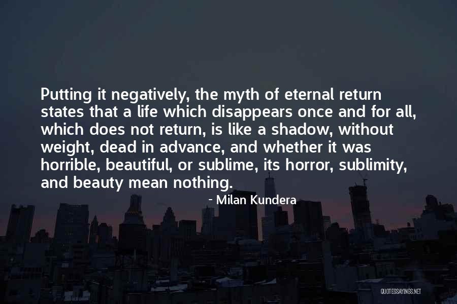 Life Is Horrible Quotes By Milan Kundera Life Is Horrible Quotes By Milan Kundera