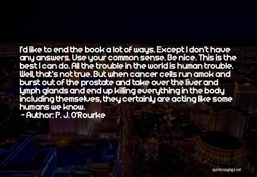 Life Is Like A Book Quotes By P. J. O'Rourke