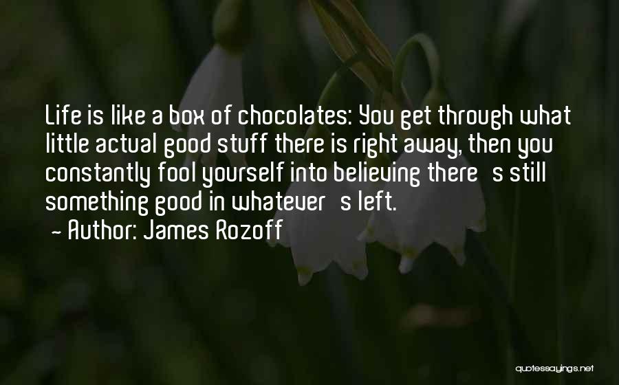 Life Is Like A Box Of Chocolates Quotes By James Rozoff