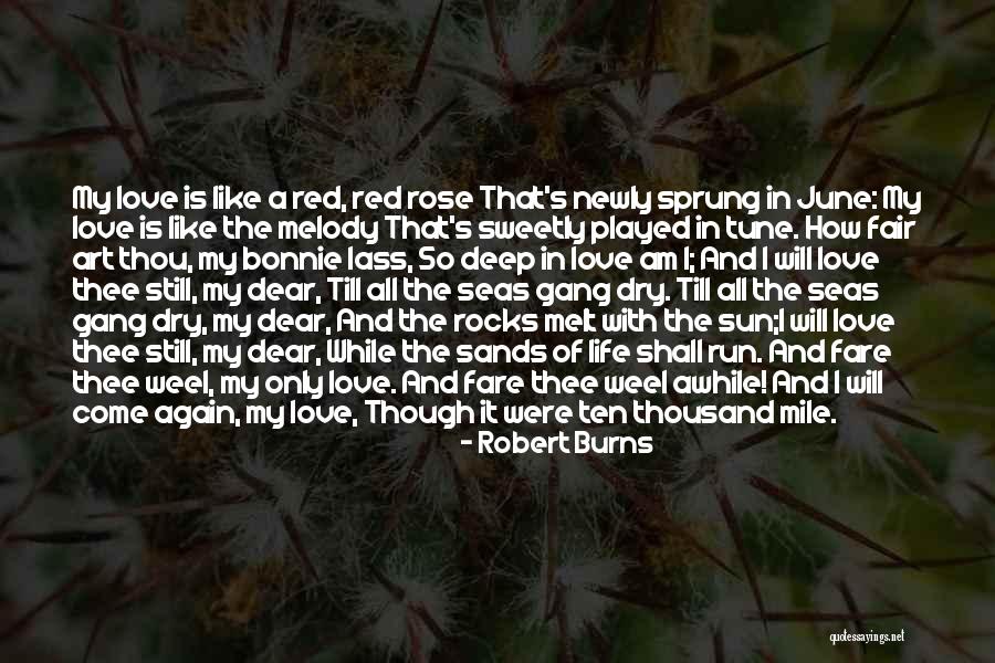 Life Is Like A Melody Quotes By Robert Burns Life Is Like A Melody Quotes By Robert Burns