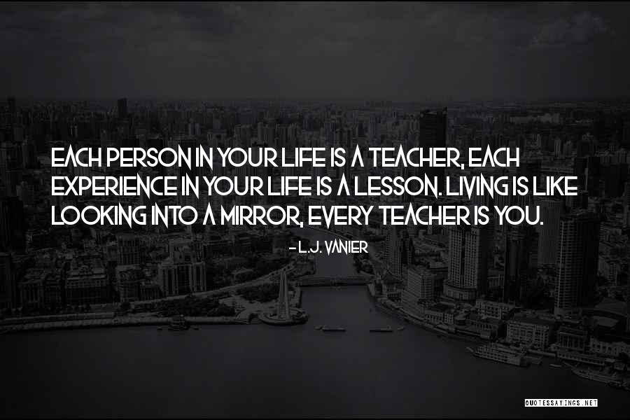 Life Is Like A Mirror Quotes By L.J. Vanier Life Is Like A Mirror Quotes By L.J. Vanier