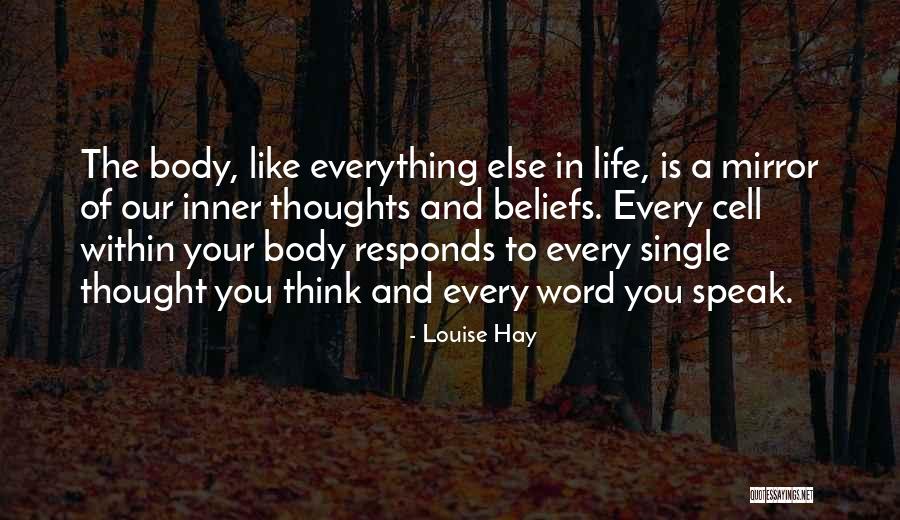 Life Is Like A Mirror Quotes By Louise Hay