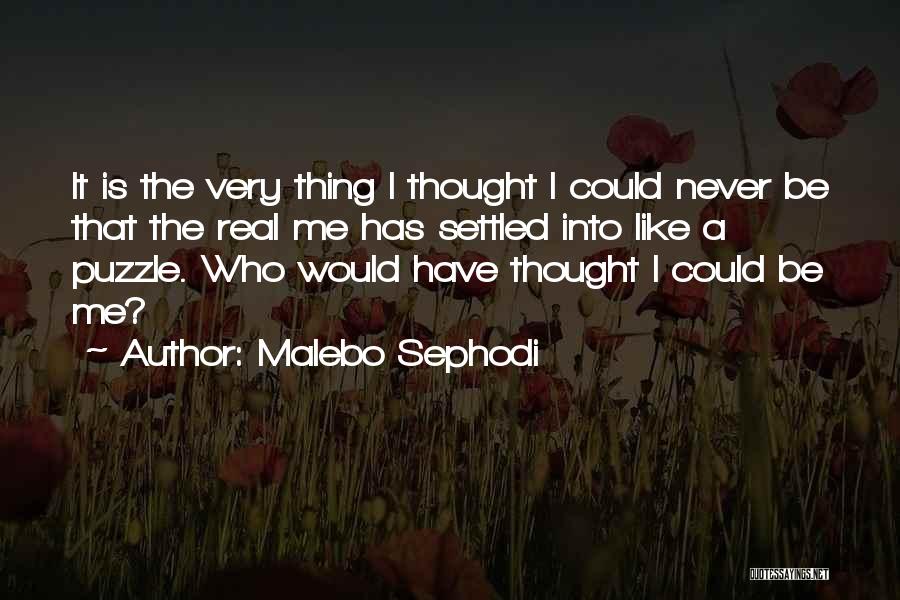 Life Is Like A Puzzle Quotes By Malebo Sephodi