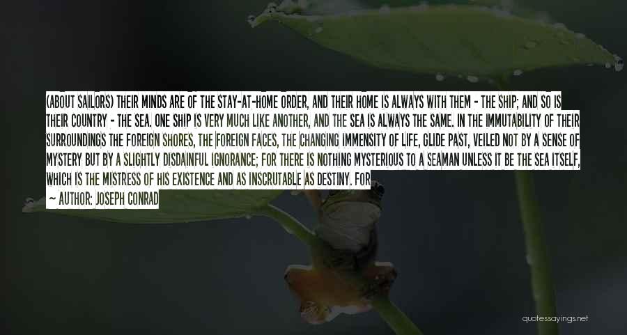 Life Is Like A Sea Quotes By Joseph Conrad