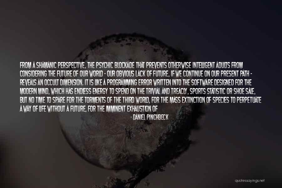 Life Is Like Sports Quotes By Daniel Pinchbeck