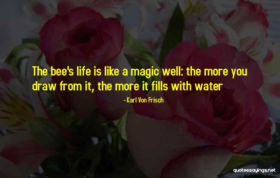 Life Is Like Water Quotes By Karl Von Frisch