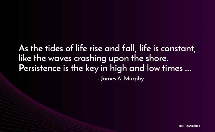 Life Is Like Waves Quotes By James A. Murphy