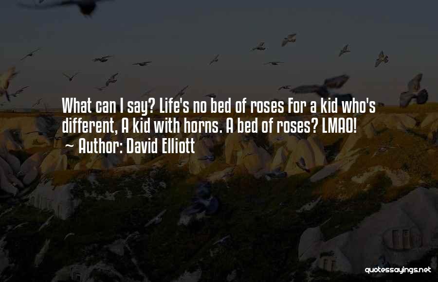 Life Is Not A Bed Of Roses Quotes By David Elliott