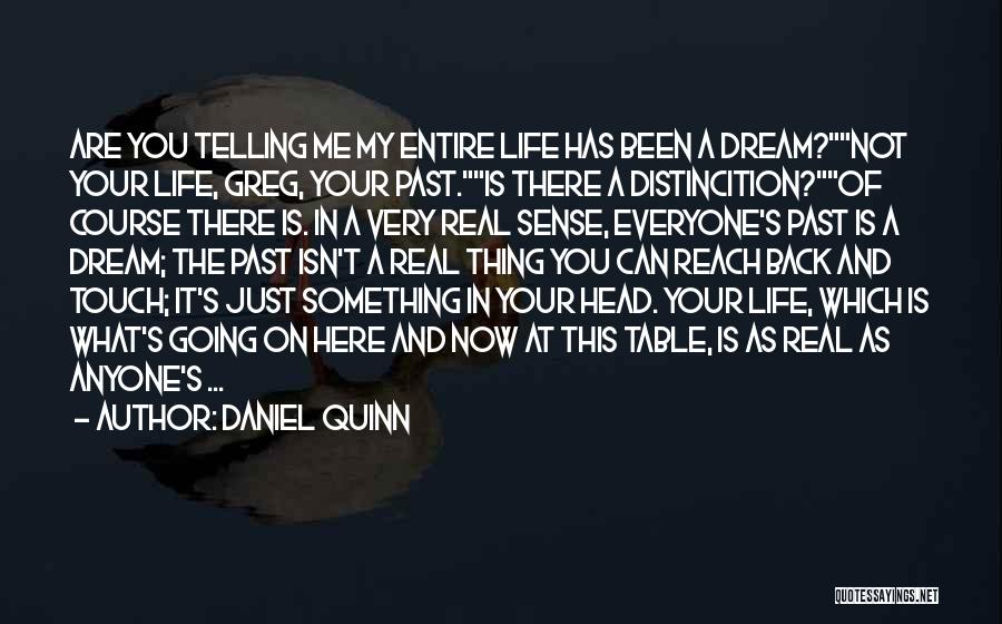 Life Is Not A Dream Quotes By Daniel Quinn