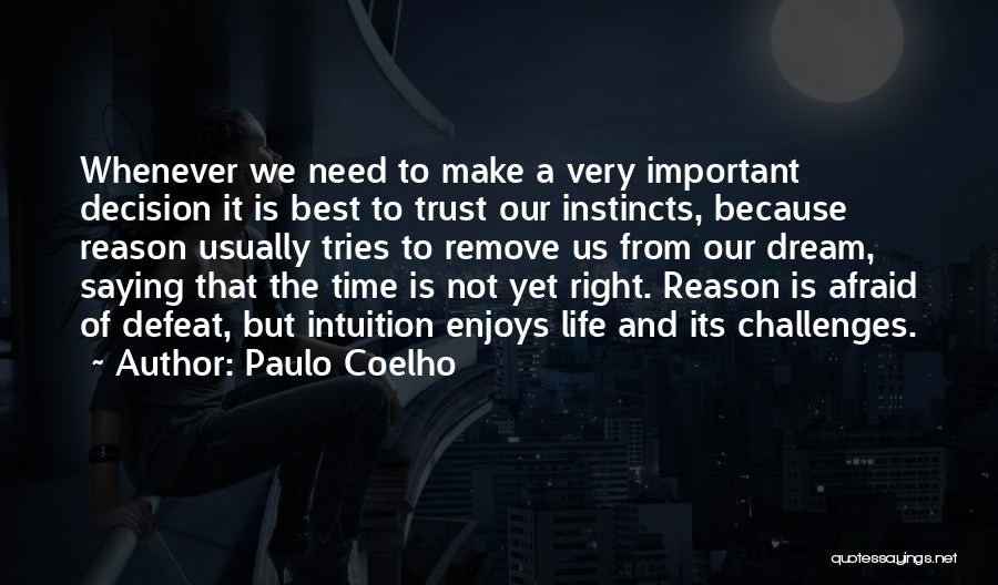 Life Is Not A Dream Quotes By Paulo Coelho