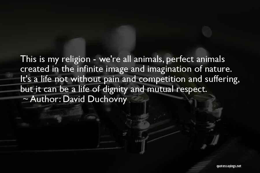 Life Is Not Competition Quotes By David Duchovny