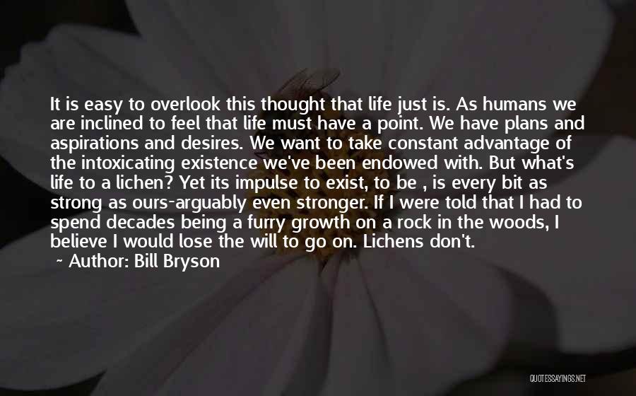 Life Is Not Easy Without You Quotes By Bill Bryson