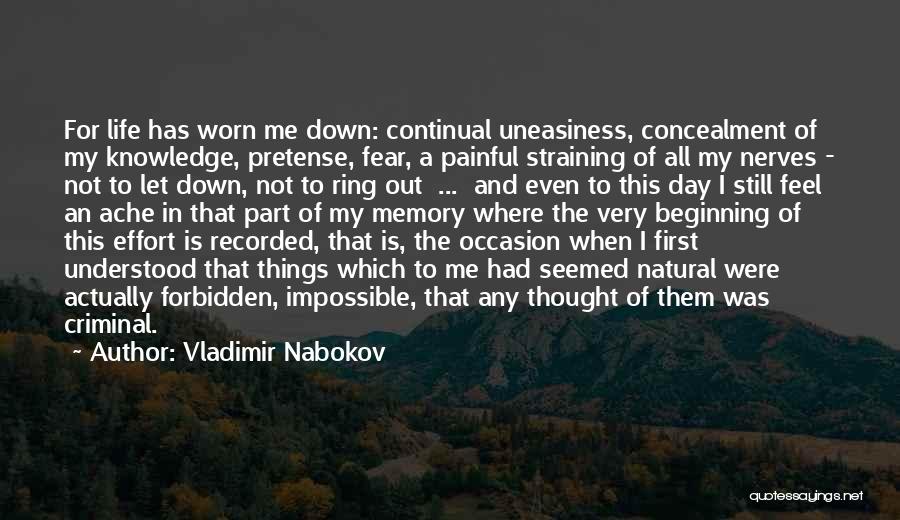 Life Is Not Fear Quotes By Vladimir Nabokov