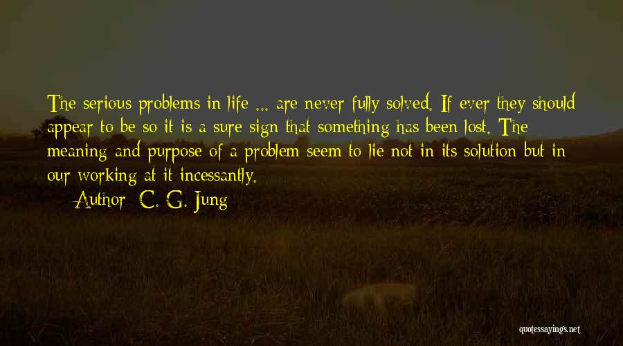Life Is Not Serious Quotes By C. G. Jung