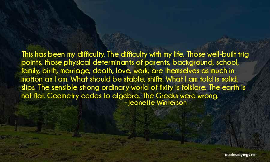 Life Is Not Stable Quotes By Jeanette Winterson