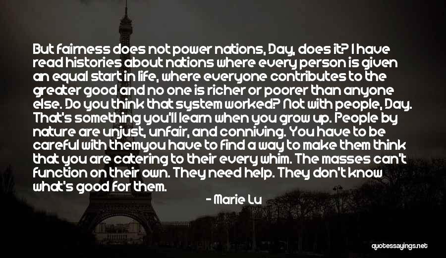 Life Is Not Unfair Quotes By Marie Lu Life Is Not Unfair Quotes By Marie Lu