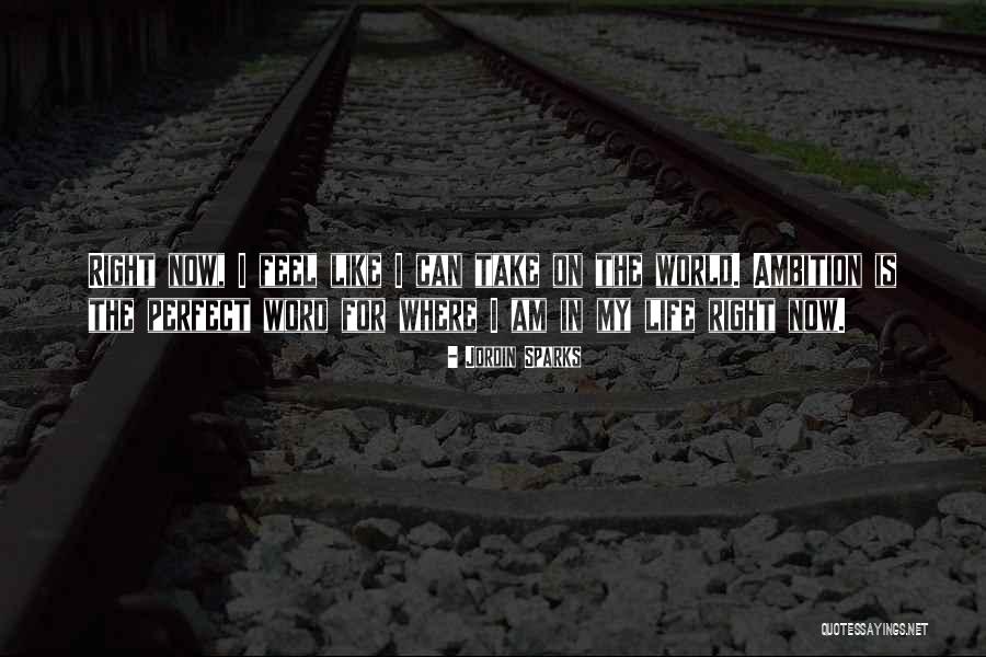 Life Is Perfect Now Quotes By Jordin Sparks Life Is Perfect Now Quotes By Jordin Sparks