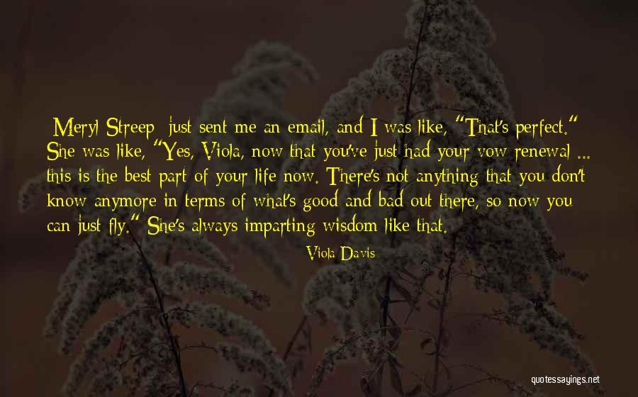 Life Is Perfect Now Quotes By Viola Davis Life Is Perfect Now Quotes By Viola Davis