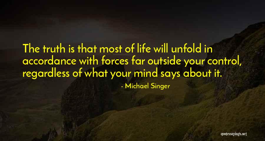 Life Is Quotes By Michael Singer