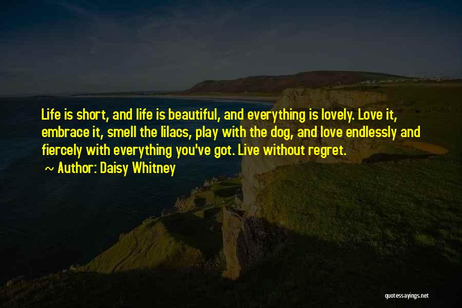 Life Is Short And Love Quotes By Daisy Whitney