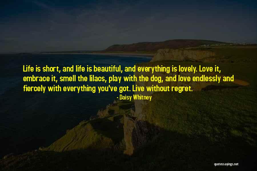 Life Is Short And Love Quotes By Daisy Whitney