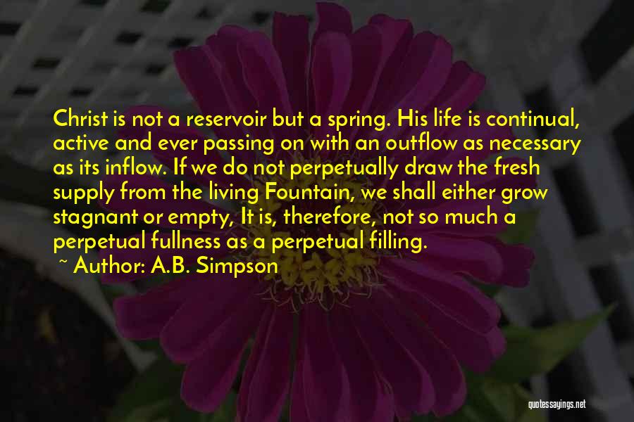 Life Is So Empty Quotes By A.B. Simpson