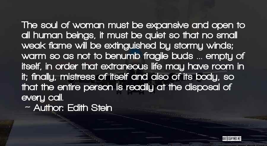 Life Is So Empty Quotes By Edith Stein