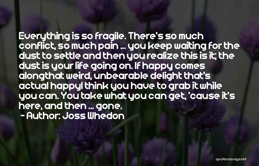 Life Is So Fragile Quotes By Joss Whedon