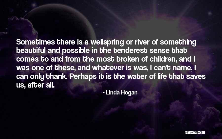 Life Is Something Beautiful Quotes By Linda Hogan