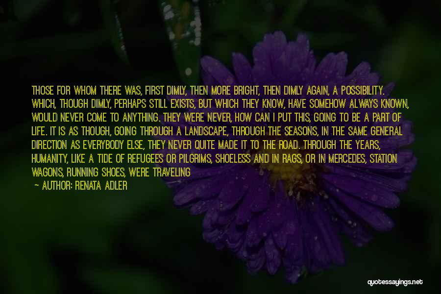 Life Is Still Going On Quotes By Renata Adler