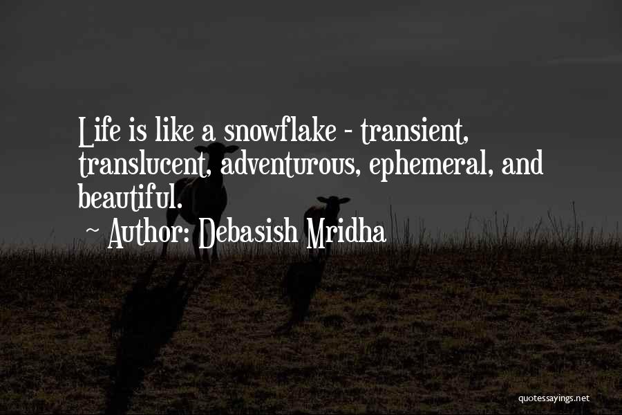 Life Is Transient Quotes By Debasish Mridha