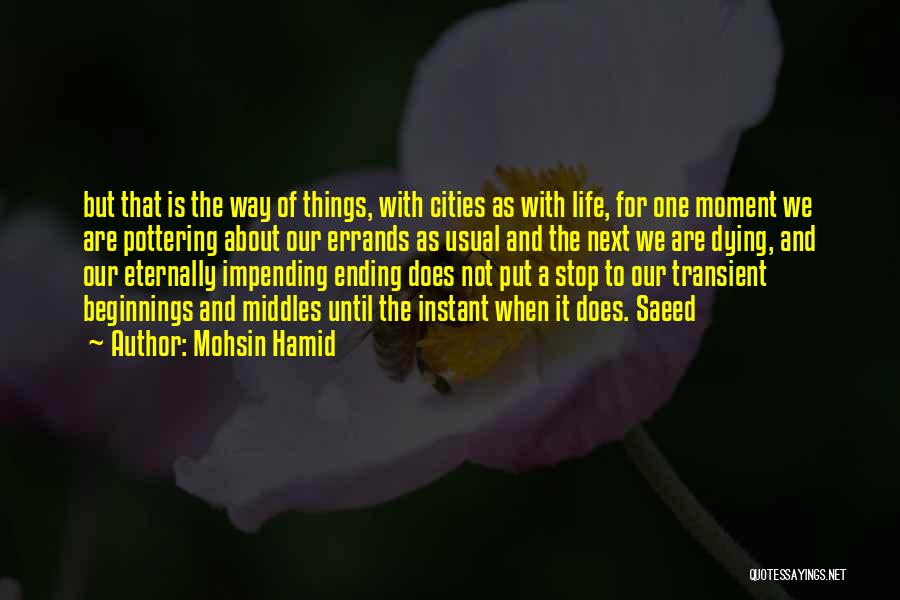 Life Is Transient Quotes By Mohsin Hamid