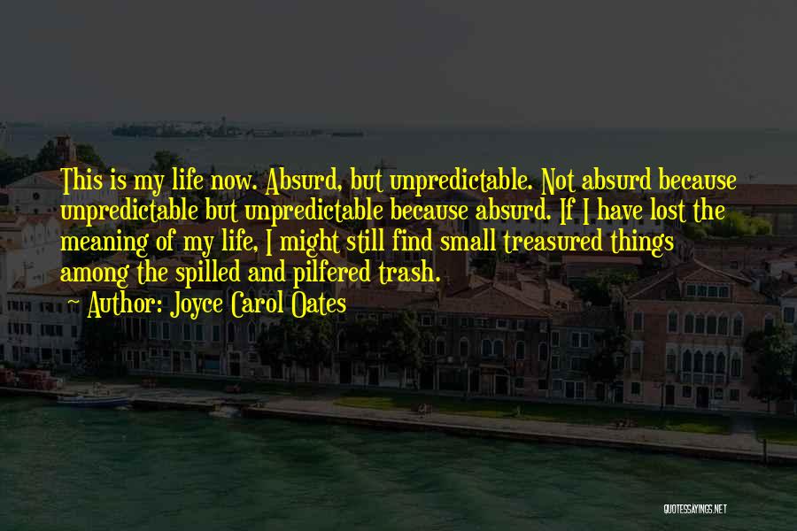 Life Is Unpredictable Quotes By Joyce Carol Oates