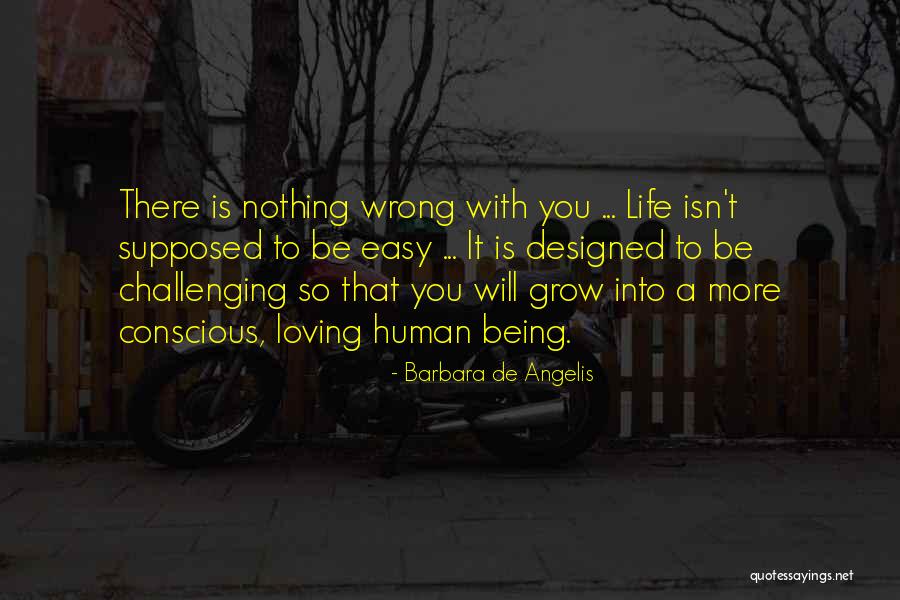 Life Isn't Easy Quotes By Barbara De Angelis