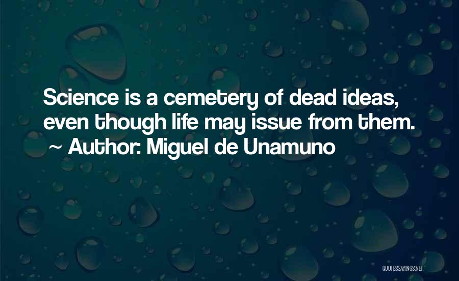 Life Issues Quotes By Miguel De Unamuno