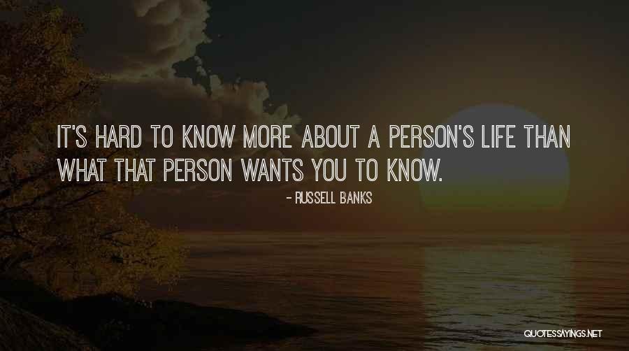 Life It's Hard Quotes By Russell Banks Life It's Hard Quotes By Russell Banks
